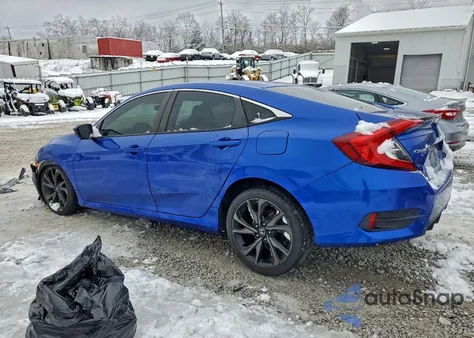 2020 Honda Civic Sport from USA, damaged, VIN 19XFC2F83LE026274